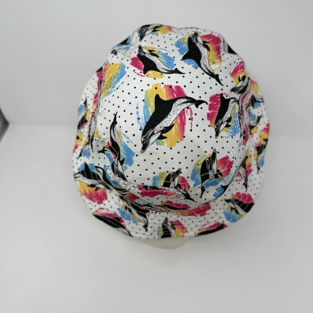 Original Chuck Bucket Hat Multicolored‎ Dolphin Size OSFA Fishing Outdoors